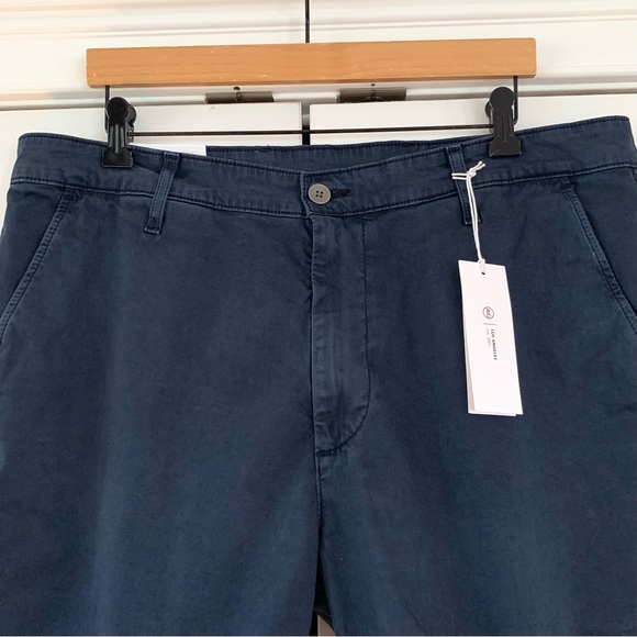 AG Adriano Goldschmied Shorts Lightweight Sateen Wanderer Slim Chino Size 36 - Picture 2 of 8